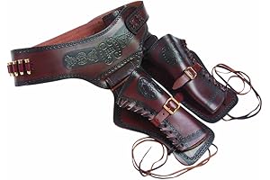 Old West Double Rig Holster with Replica Bullets