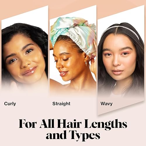 Miniatura 6 de Kitsch Toalla de pelo envuelta en satén toalla de microfibra para mujer toalla absorbente para cabello mojado toalla de pelo de secado rápido toalla