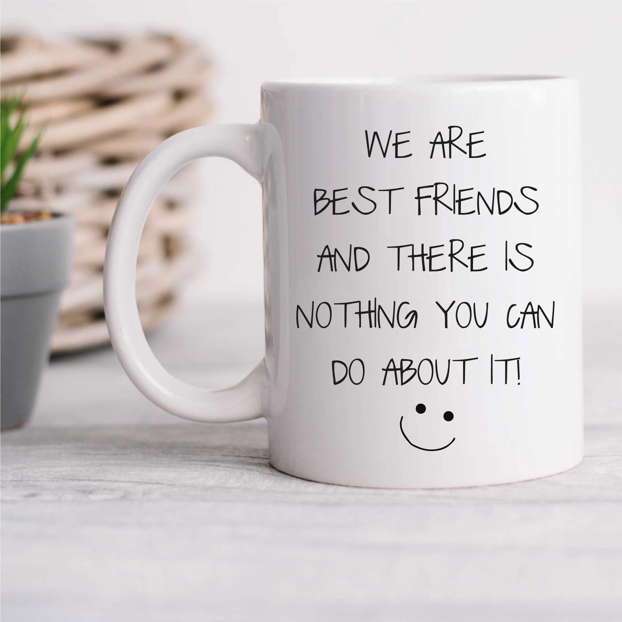 60 SECOND MAKEOVER - Novelty Mug - "We Are Best Friends" - White