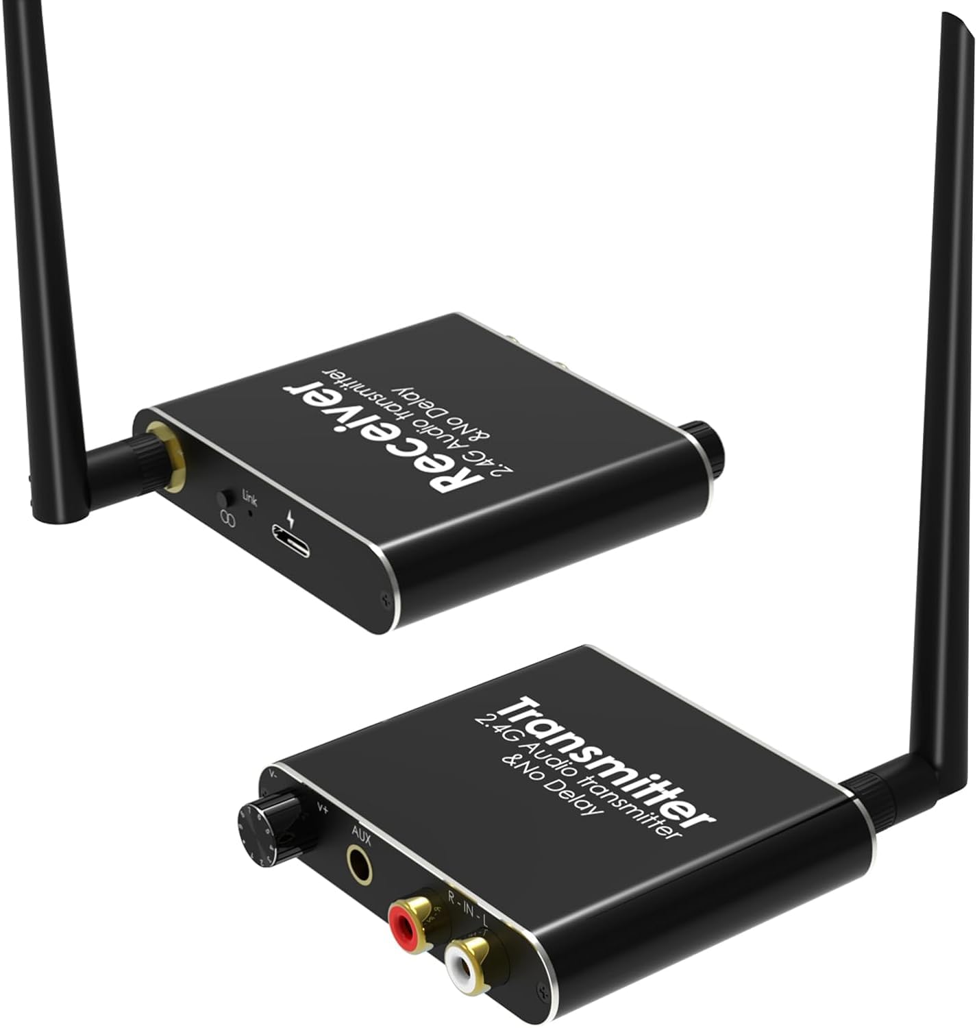 receiver wireless 24bit 192khz 125ms low latency