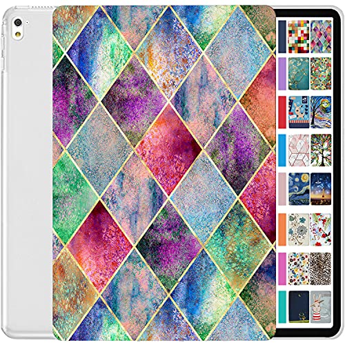Image of DuraSafe Cases for iPad Pro 9.7 inch 2016 Case A1673 MLMP2HN /A MM172HN /A MLMN2HN /A MLMQ2HN /A A1674 A1675 MLMW2HN /A MLMX2HN /A MM192HN /A MLMV2HN /A MLMY2HN /A MLN12HN /A MM1A2HN /A MLPY2HN /A - Diamond Grid