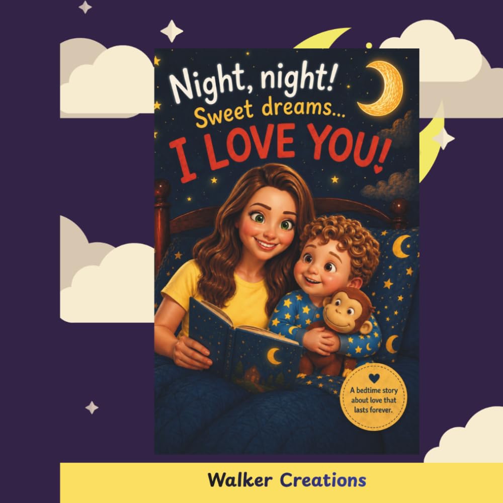 Night, night! Sweet dreams... I LOVE YOU!: A Heartwarming Bedtime Story Celebrating Love, Night time routine, and Adventures