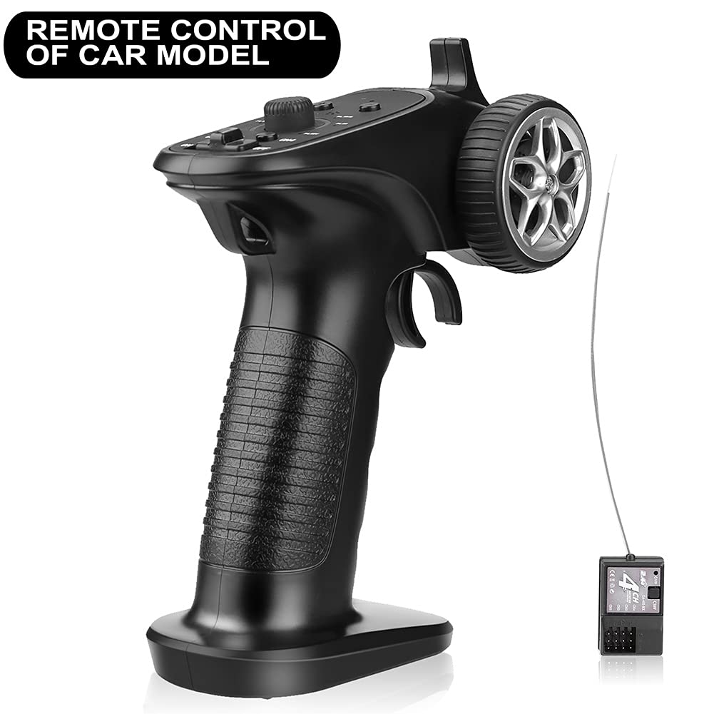 GA-4H-TX 4CH 2.4GHz TéLéCommande NuméRique éMetteur Radio pour 1/8 1/10 1/16 1/32 TéLéCommandéE Voiture Bateau RéServoir Chenille