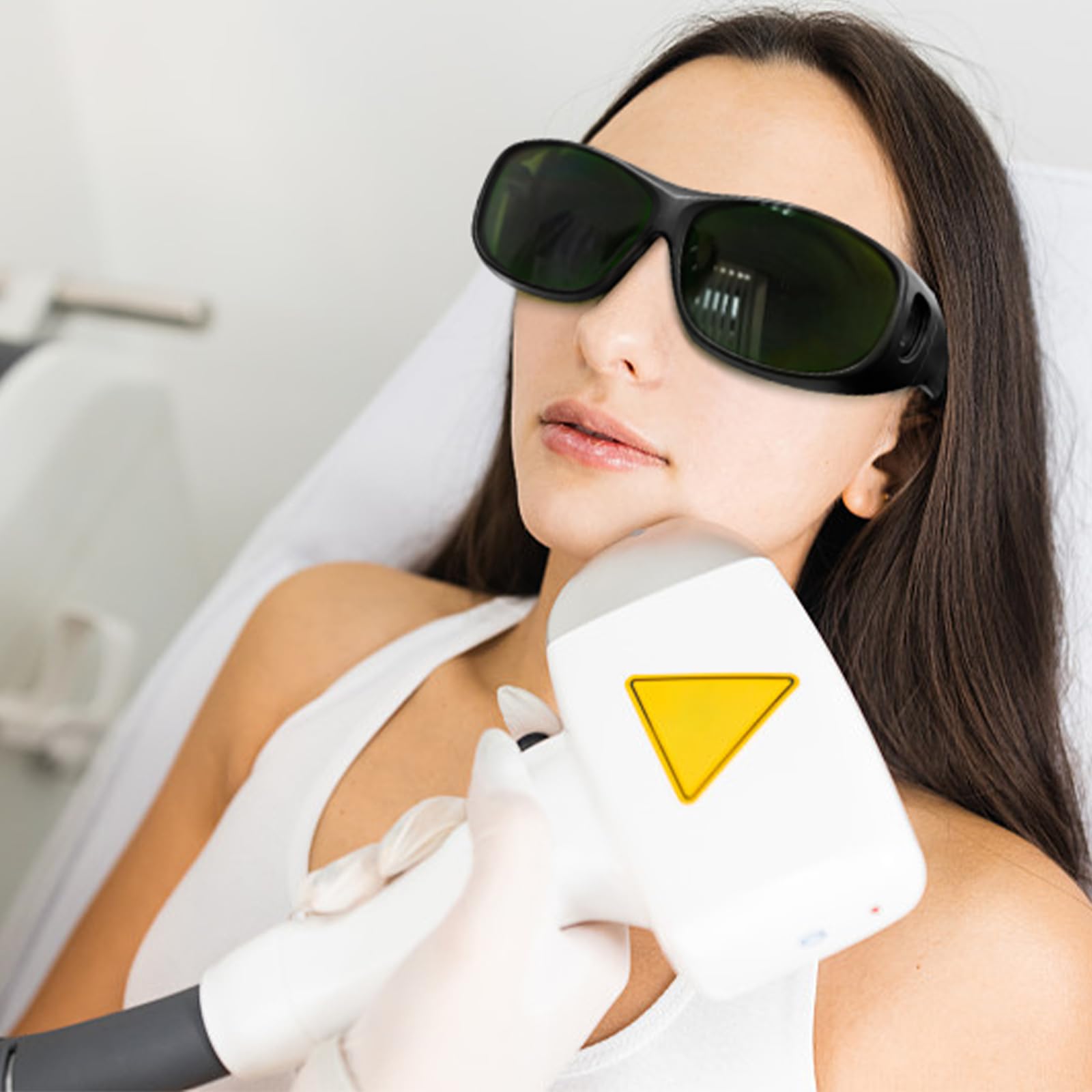 Gafas láser IPL de 200 nm-2000 nm, protección ocular de seguridad, gafas de depilación para tratamiento y operador de cosmetología, contra impulsos de luz, protección UV