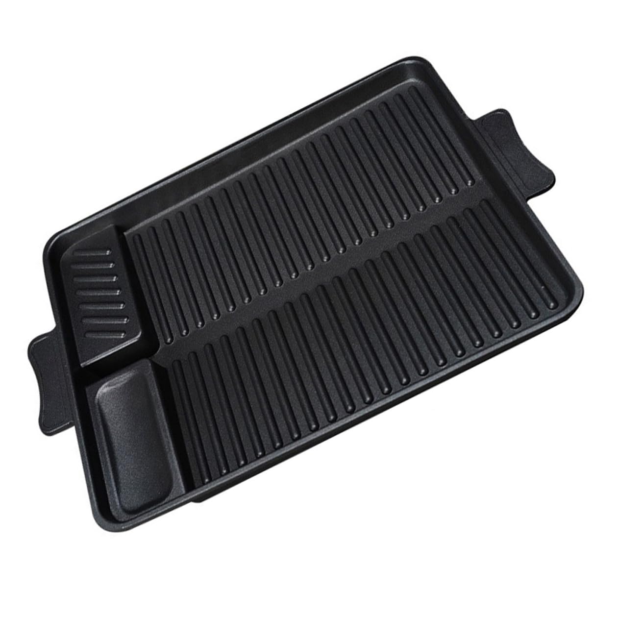 Bandeja Rectangular Antiadherente para Barbacoa con Orificios de Drenaje Plancha de Cocina al Aire para Asados y Pizzas Utensilio Resistente para Parrilla