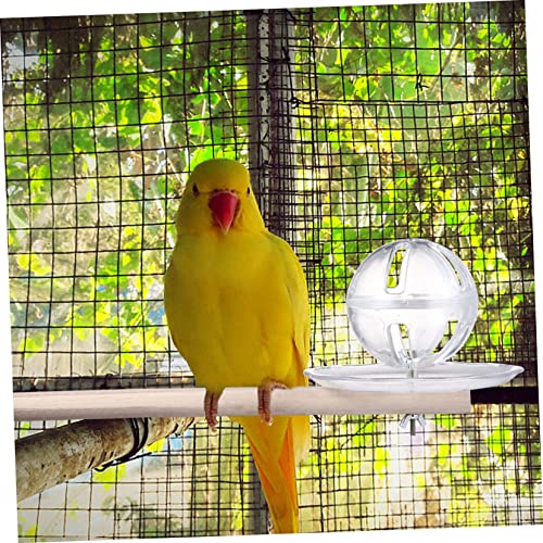 Mipcase 1 set Treat Finch Ball Parrot Bird African Educational The Feeders Perch Holder With for Birds System On Foraging Basket Cockatoo Birdcage Canary Parakeet And Toy Intelligence - Image 4
