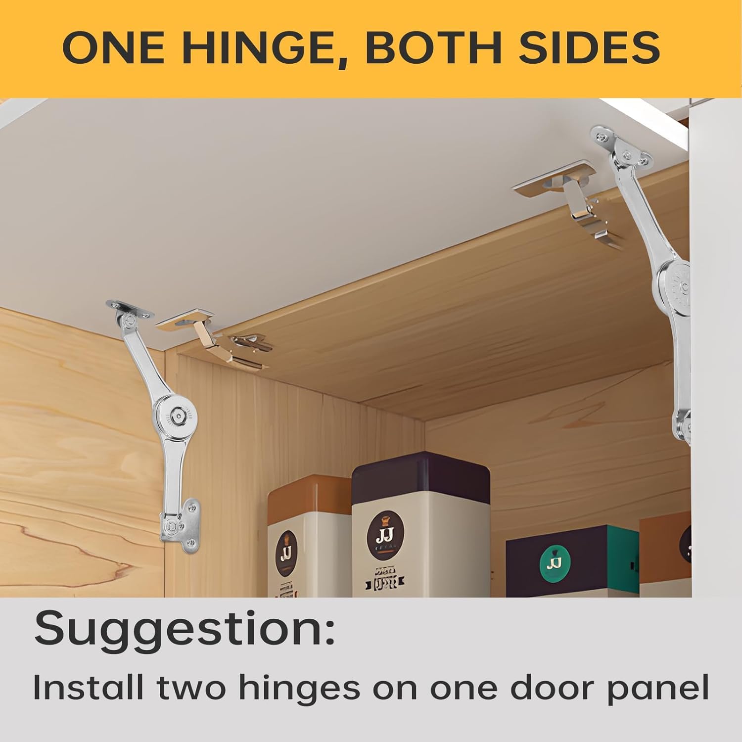 Adjustable Lid Hinges - Smooth Cabinet Operation -2