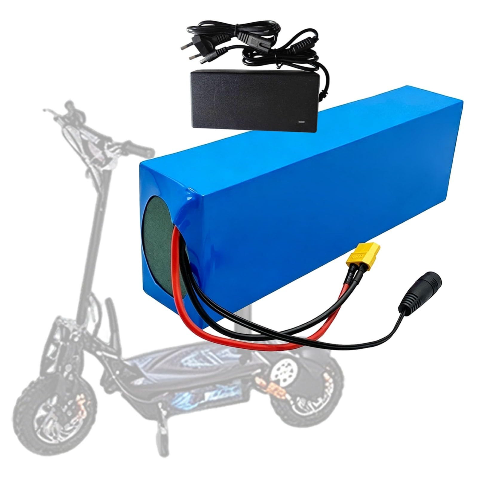 Batería de iones de litio 36V 10Ah impermeable con cargador para patinete 8