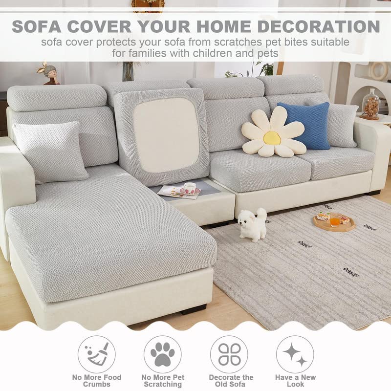 MINGPINHUIUS Sofa Seat, Cushion Cover, Stretch Sofa Cover, Universal Elastic Sofa Seat Cover - Image 2