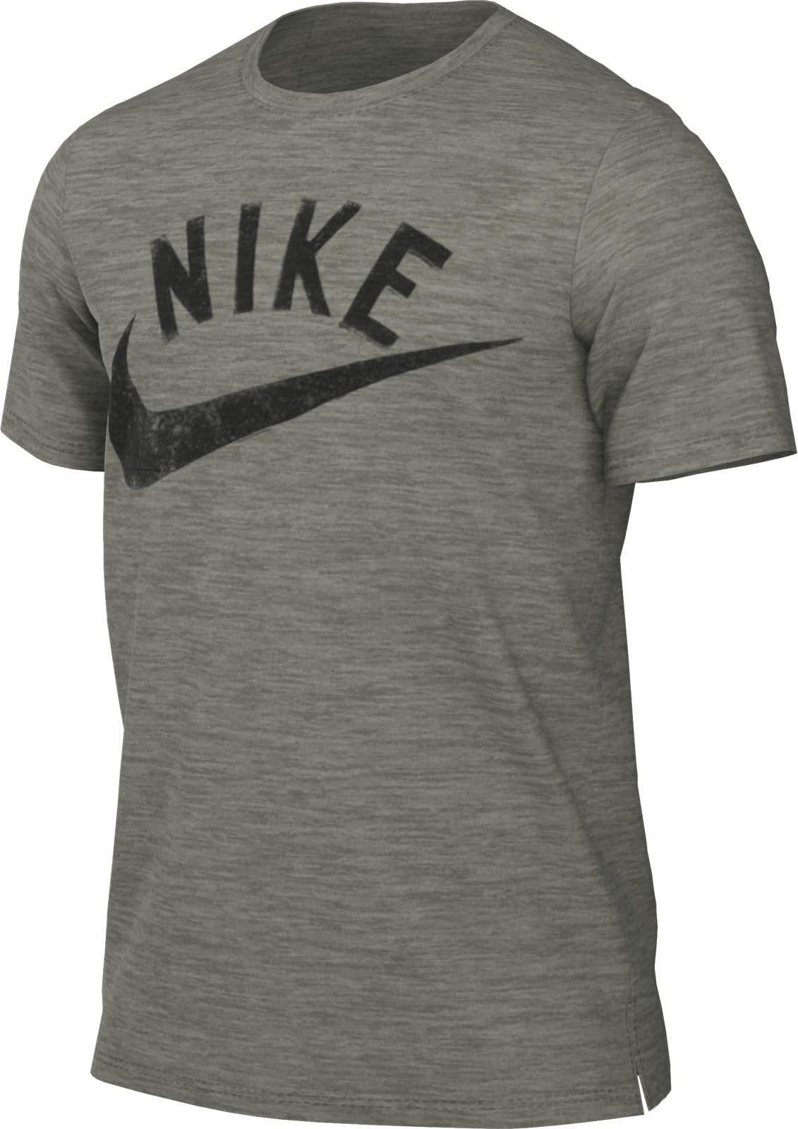 Nike Herren M Nk Df Miler Swoosh Ss Top Shirt