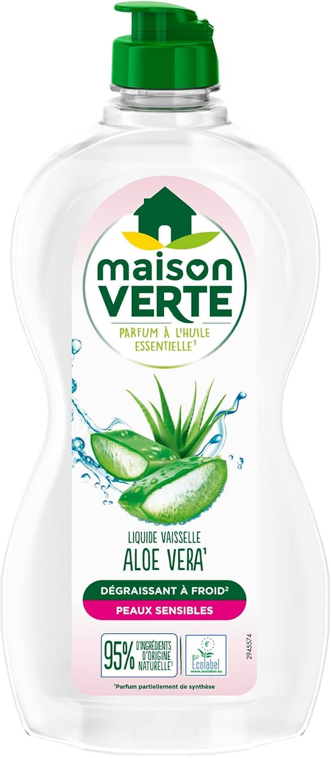 Maison Verte - Lot de 10 liquides vaisselle - Aloe vera
