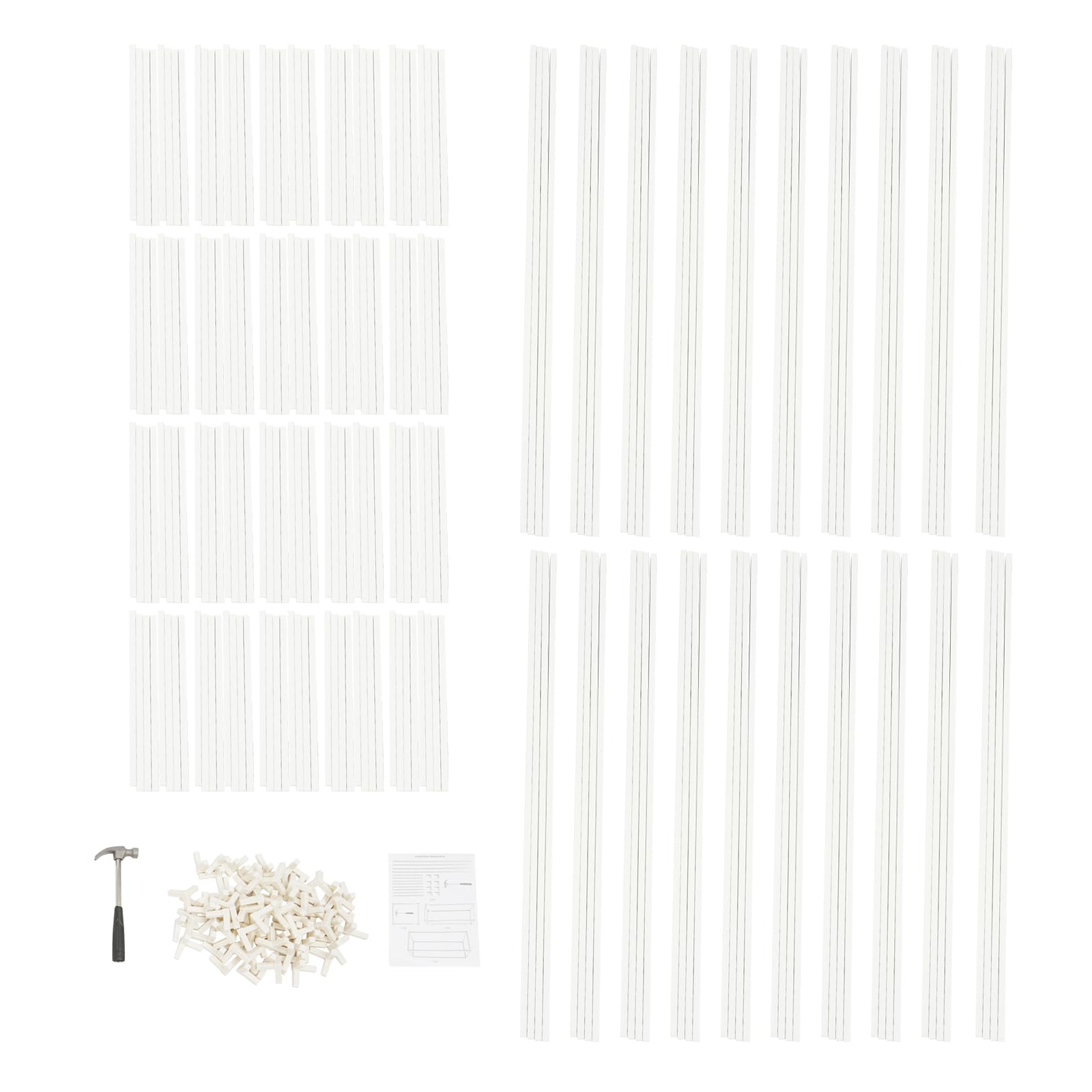 Blumenständer Set Metall Geometrische Hochzeitsdeko 20 Stück Freistehend | 80cm 20-teiliges Set für große Veranstaltungen / Einfach zu montieren und zu verstauen