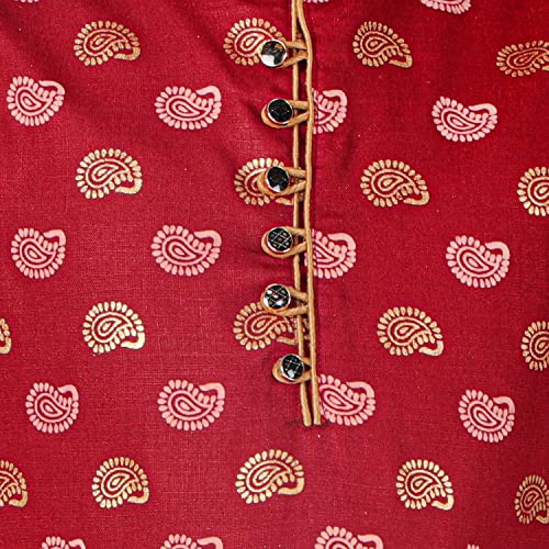 Image of Pro-Ethic Style Developer Kurta Pajama For Kids Boys | Cotton | Floral Print | Ethnic Wear (S-204)