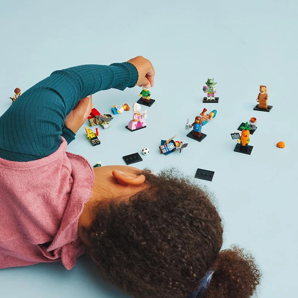 LEGO 71037 Minifigures - Seria 24, Edycja Limitowana, Torebka Niespodzianka z Minifigurką i Akcesoriami, Edycja 2023 (1 z 12, Zabawka Losowa)
