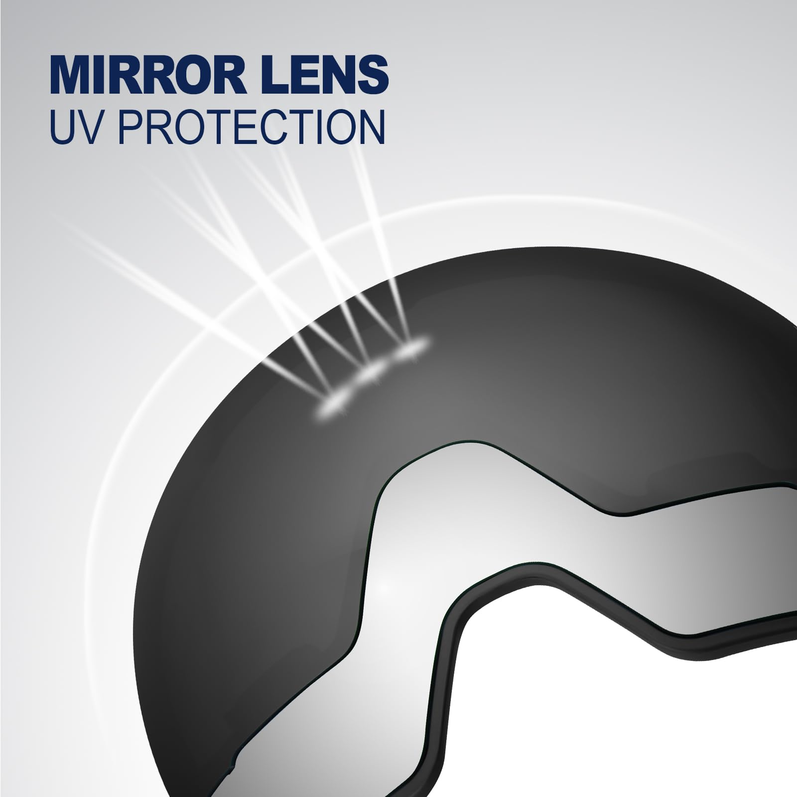 Odoland Set di Maschere da Sci con Lenti Rimovibili, Lenti Intercambiabili Magnetico Anti-Fog e Protezione UV, Occhiali da Sci per Adulti e Adolescenti, Compatibile con Casco