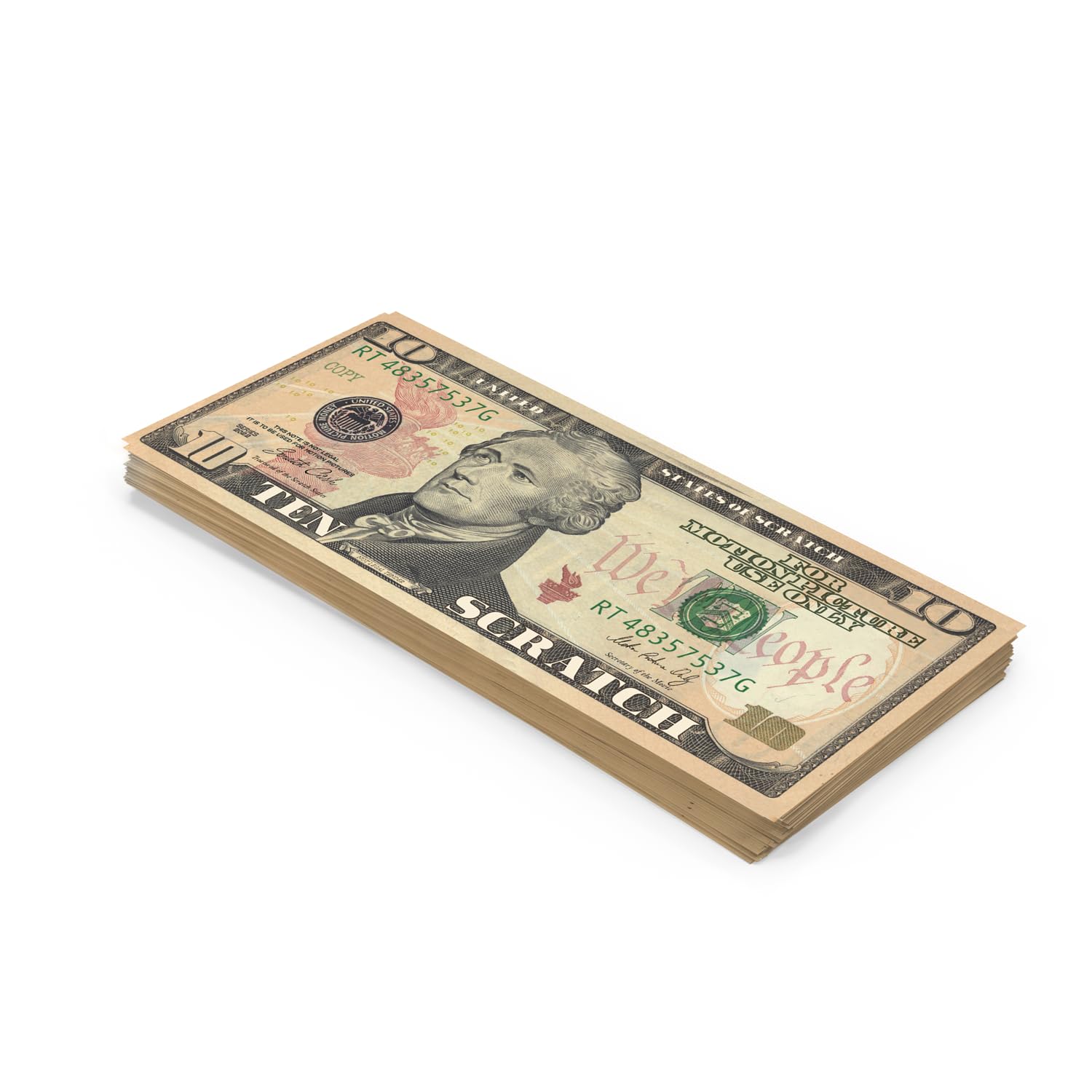 Stapels Van 100 Dollarbiljetten Op Tafel Dollar Het Drukken Werkwijze