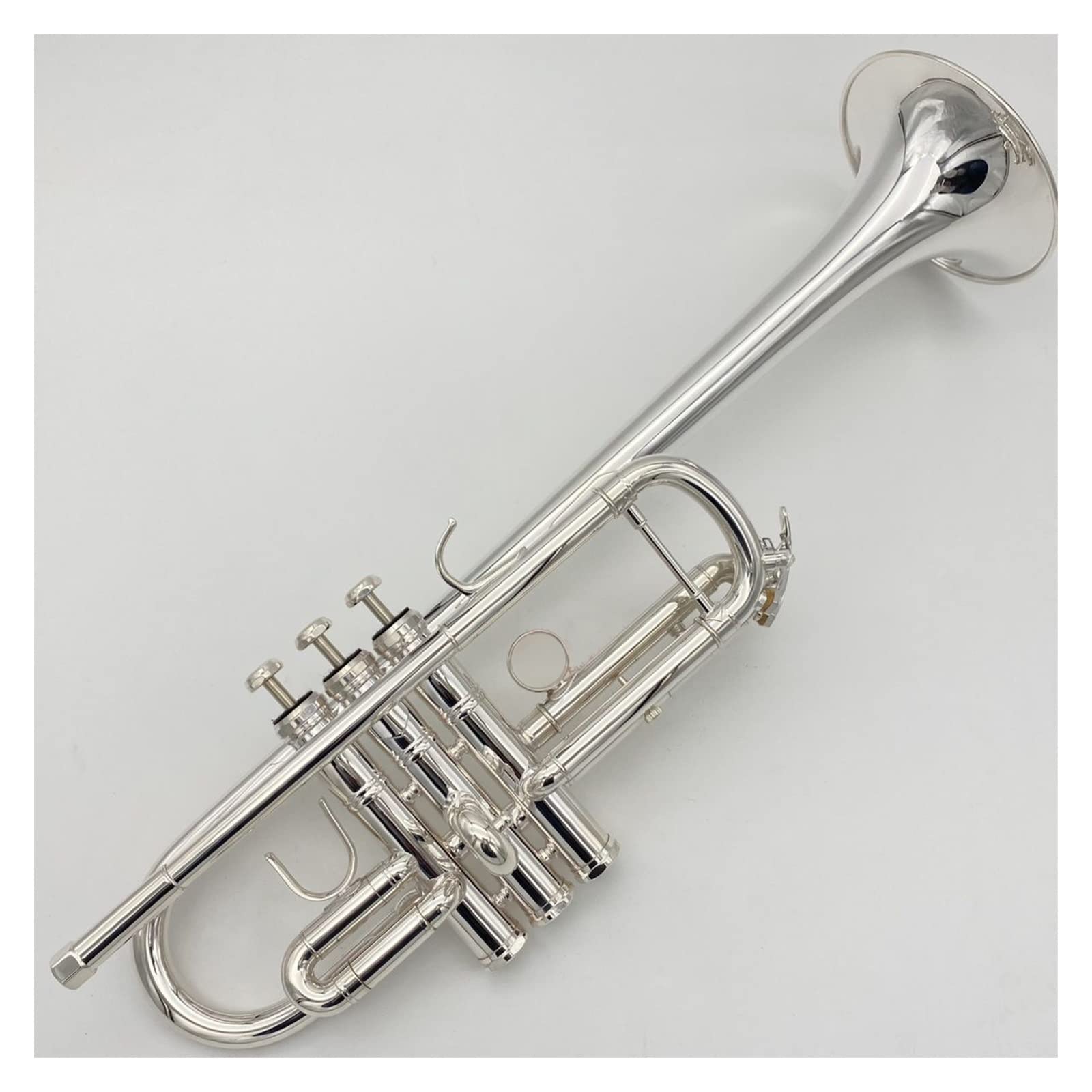 początkujących trąbka Srebrny/pozłacany C-key Profesjonalny Instrument Trąbkowy Początkujący Do Gry Na Instrumencie Dętym Blaszanym Na Poziomie Egzaminu Trąbka (Color : 02)
