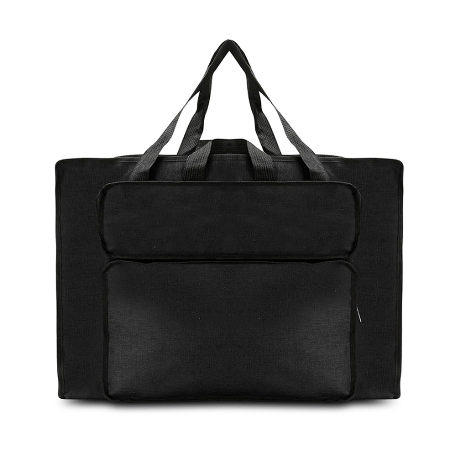 Bocguy Borsa per il trasporto impermeabile, formato A3, multifunzionale, da disegno, con maniglie, per pittura, per bambini, per artisti, leggera, custodia, Nero , A3, Sacchetto dell'acquerello