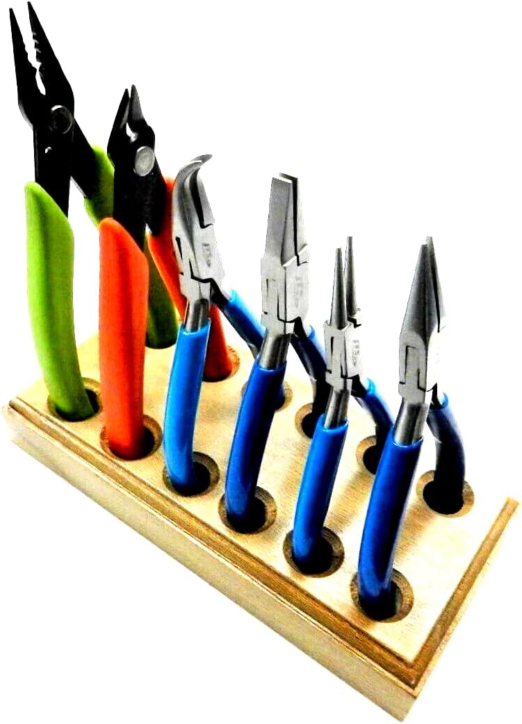 JTS Jewelry Making Tool Kit Bead Work Wire Wrapping Xuron 494, 410, 4 Pliers – Set of 6