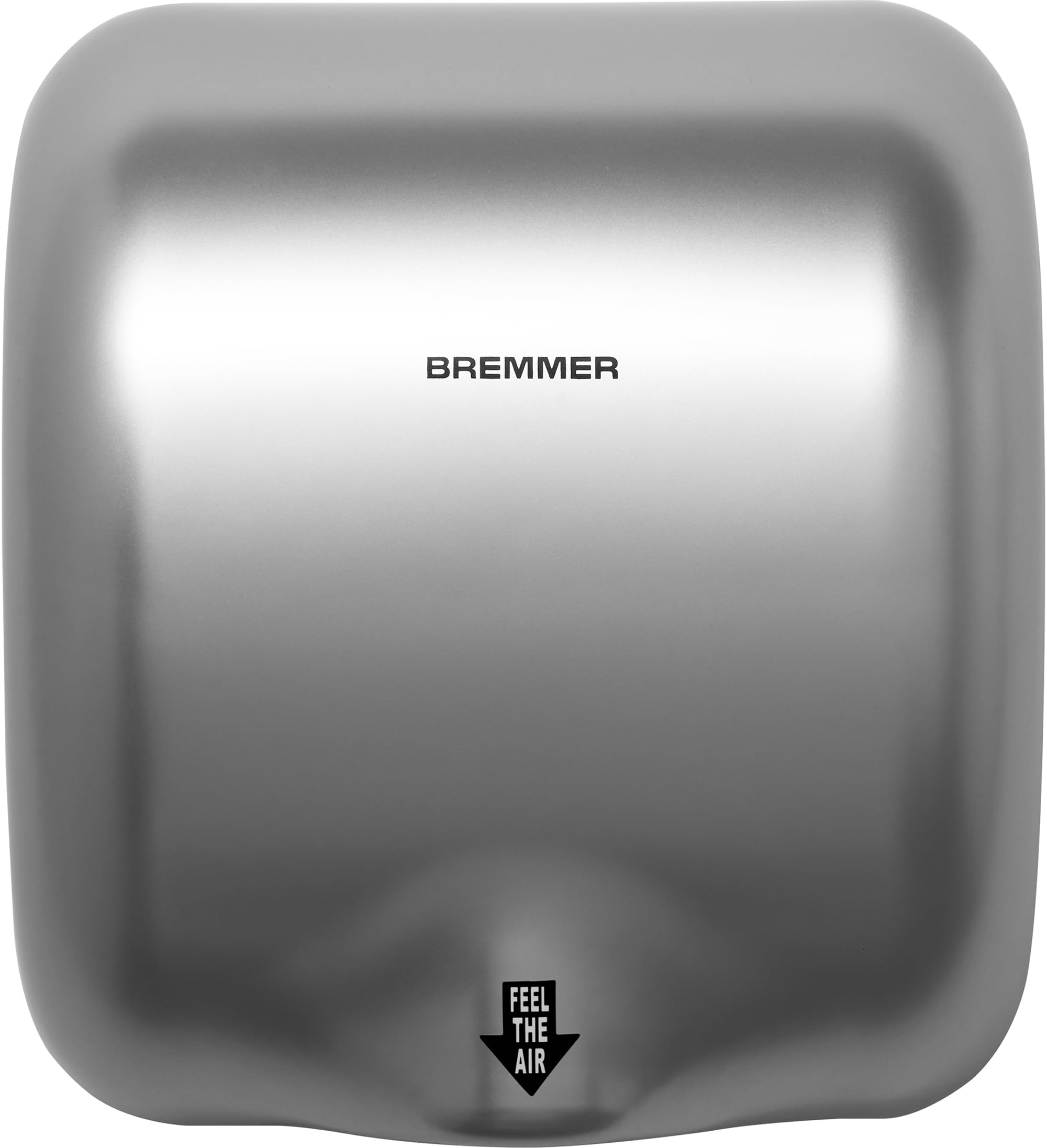 Bremmer Generic Turbo Hand Dryer | High Velocity Low Energy Eco Friendly Electric Dryer | Electric Hand Dryers for Toilets Commercial | Hand Dryer for Toilets (Silver)