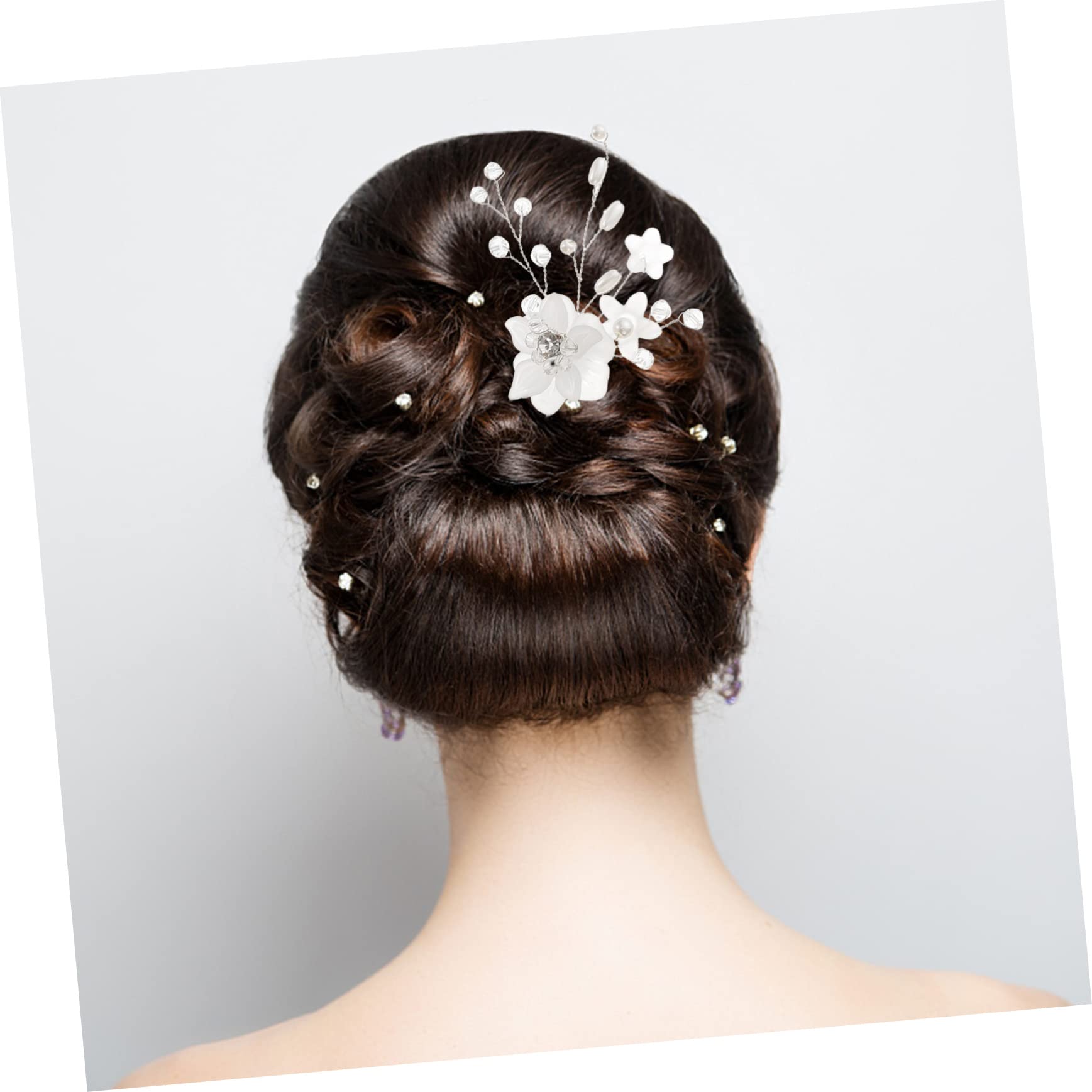 Abaodam Lot De 3 Peignes À Cheveux Pour Mariage Épingles À Cheveux Nœuds Accessoires De Coiffure Uniques Pour Femmes 6 Pièces X 3