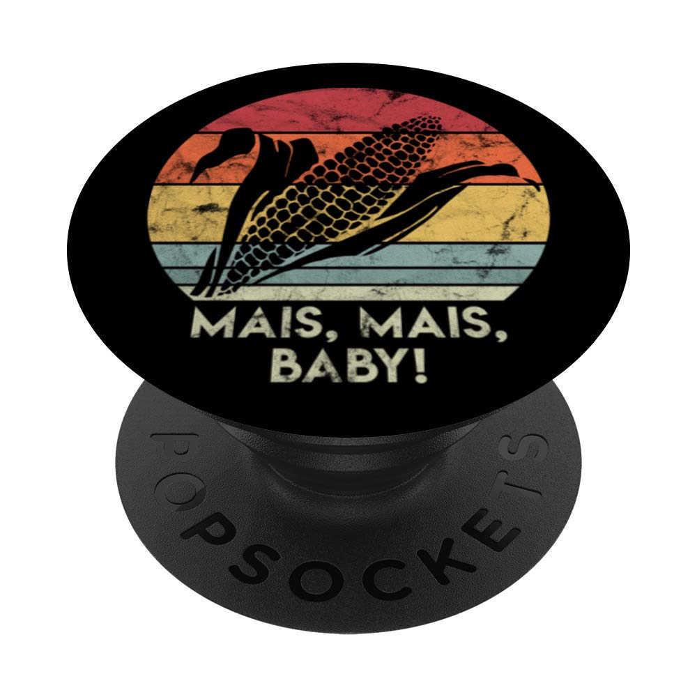 Vintage Retro Mais Mais Baby Gift for Framer PopSockets PopGrip: Swappable Grip for Phones & Tablets