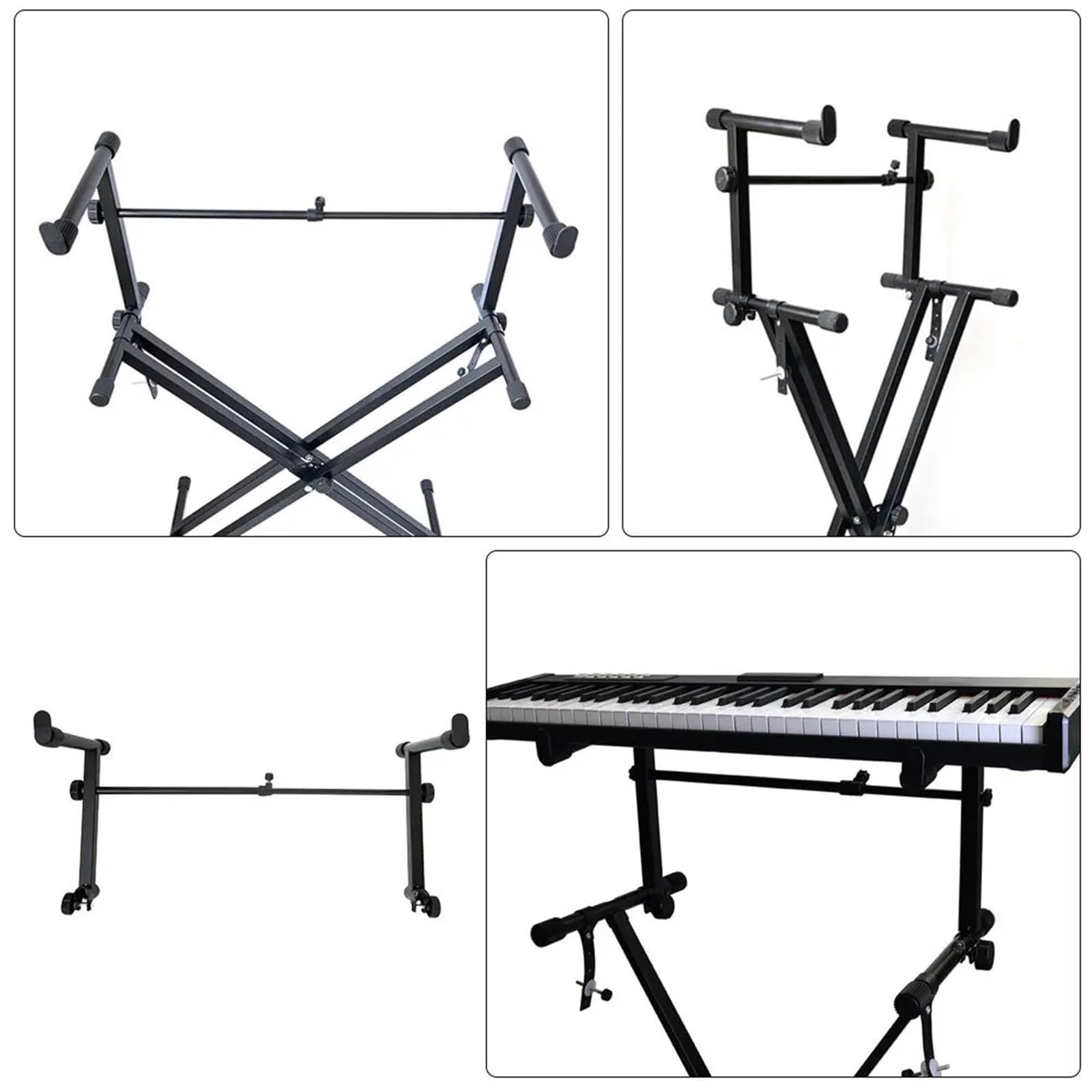 Keyboardständer Elektronisches Keyboard-Ständer, Metall-Verlängerungsgestell