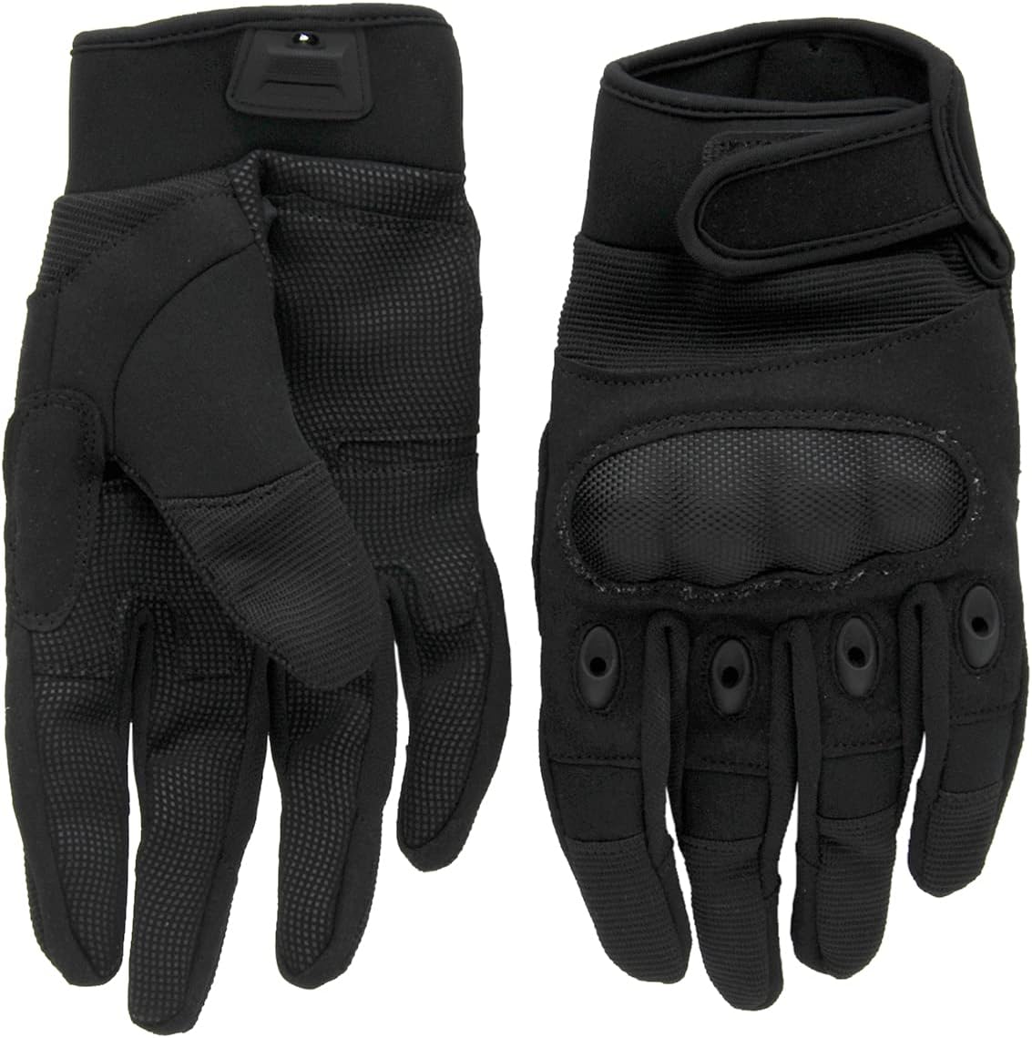 Scipio BHG633L Black Outdoor Pathfinder Gloves with Leather - Large