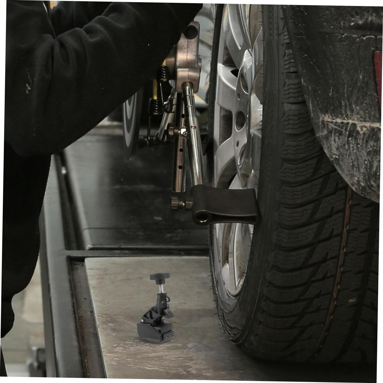 Kit Cambio Pneumatici 2 Pezzi in Plastica Nero per Auto | Smontagomme Manuale, Uso Officina o Interventi Mobili, Formato Compatto e Leggero