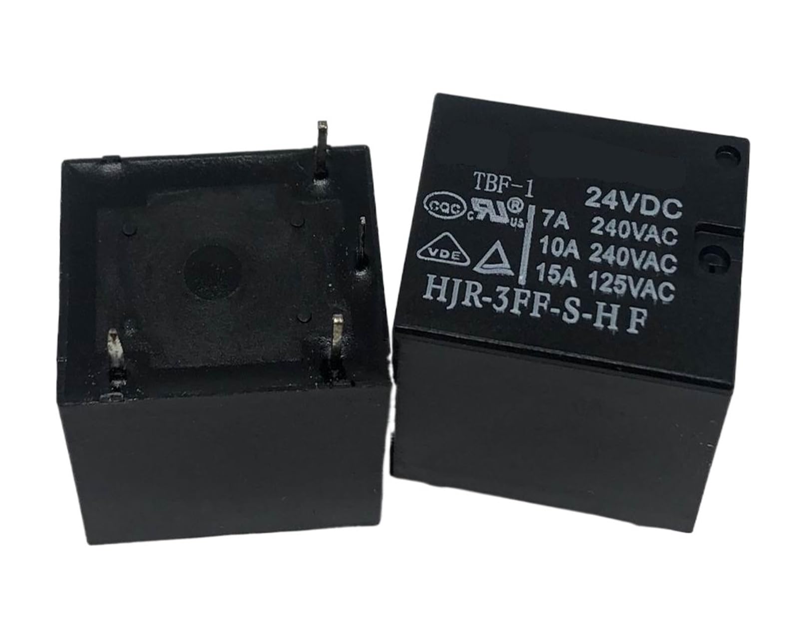 Relé HJR-3FF-S-HF 24VDC de 4 pines para control de circuitos de automatización 3