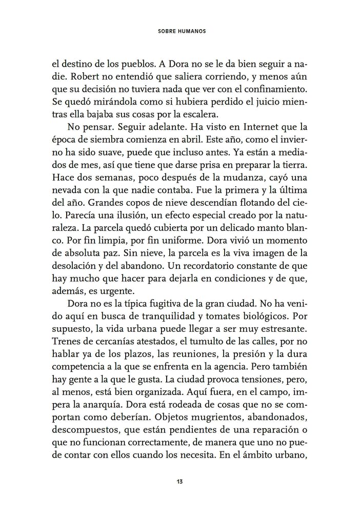 Sobre humanos (SIN COLECCION)