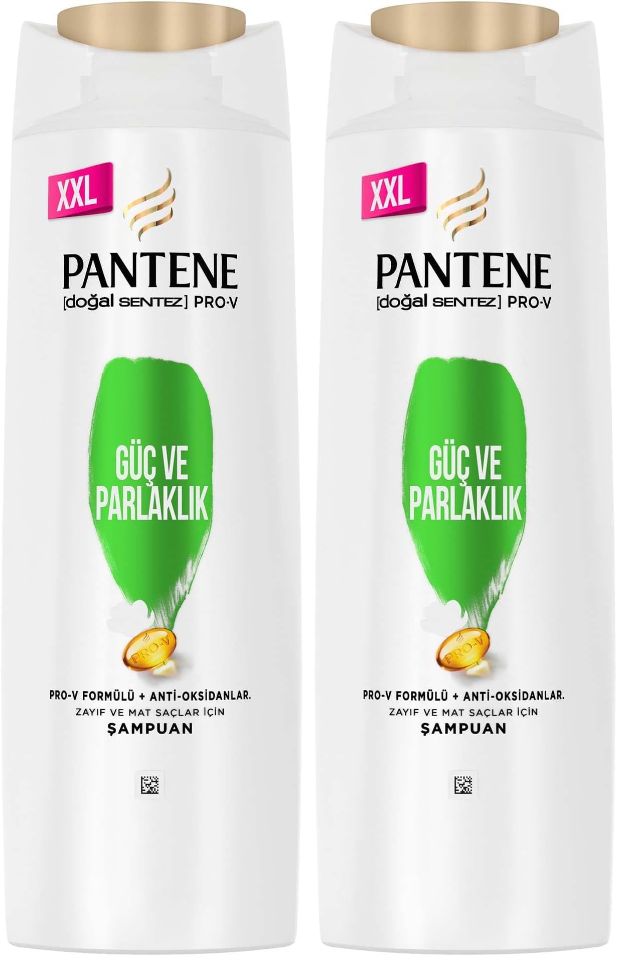 PANTENE Doğal Sentez Güç ve Parlaklık Şampuan 750 ml (2 paketi)