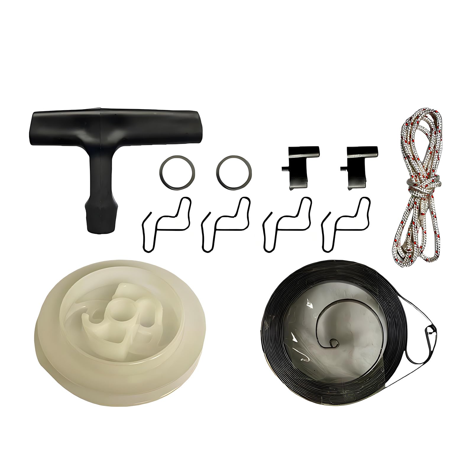 Msioytog A Professional Recoil Starter Ssembly For Ms170 / Ms180 / Ms017 / Ms018 Recoil Starter Quick Installation Metal Build Begin Grass Tool