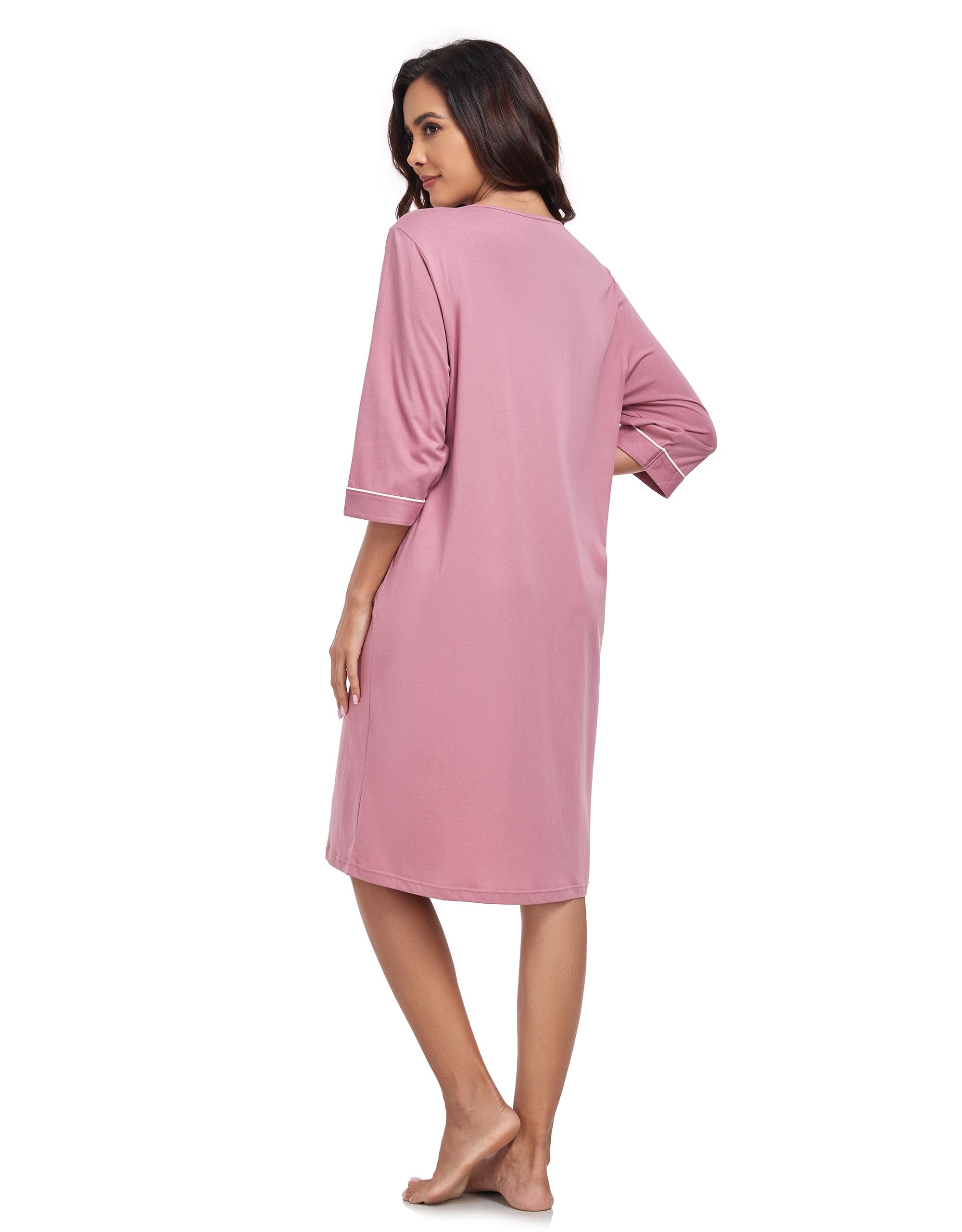 COLORFULLEAF Albornoz con cremallera para mujer Mujer