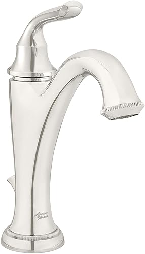 American Standard 7106101.295 Patience - Grifo de baño de un solo orificio, níquel cepillado