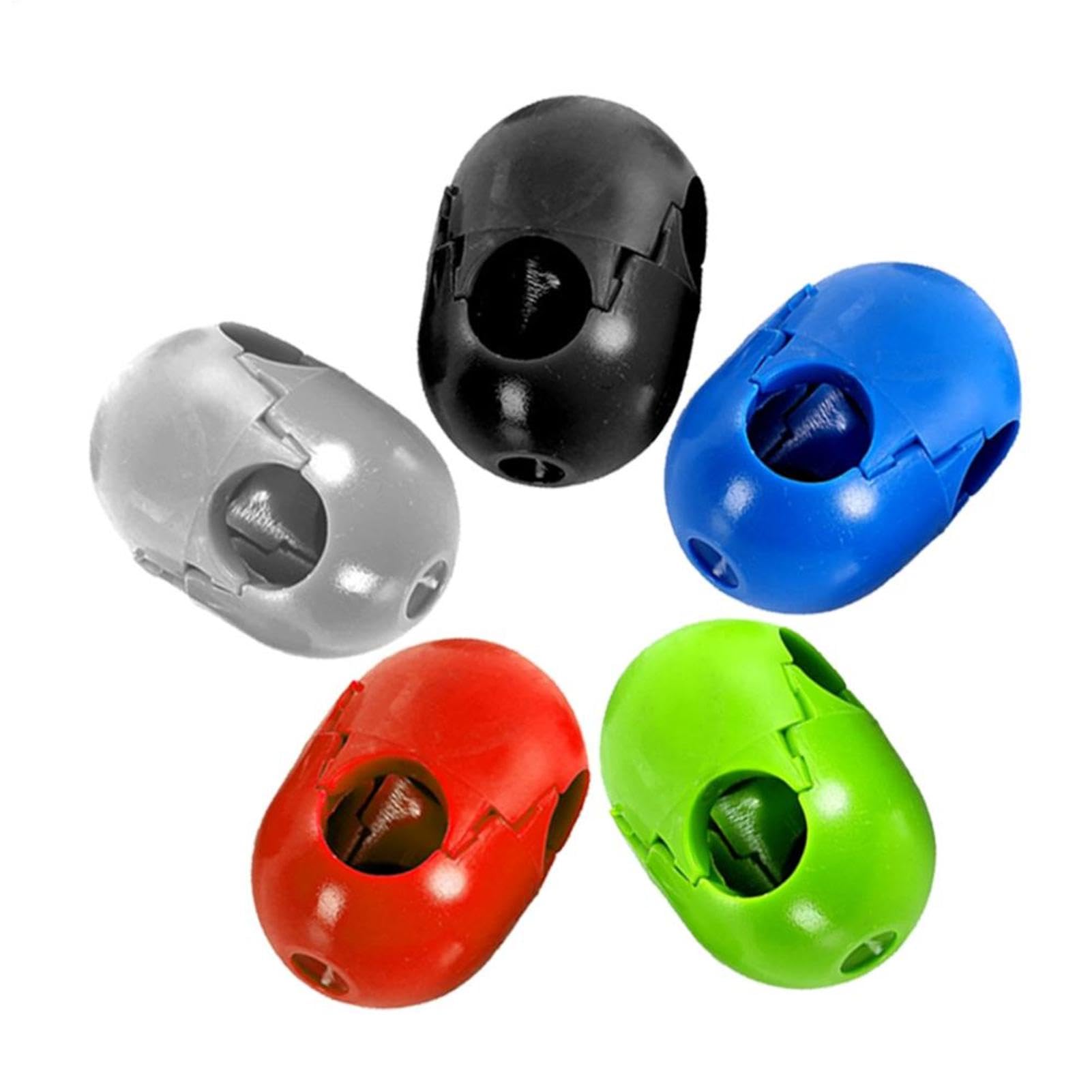 Conector de cuerda de escalada – hebillas de red de escalada de polipropileno | Juego de hebillas de red para parque infantil, 5 piezas de clips de cuerda, accesorios para niños, jardín, parque, patio
