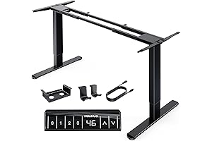 HUANUO Dual Motor Electric Standing Desk Legs