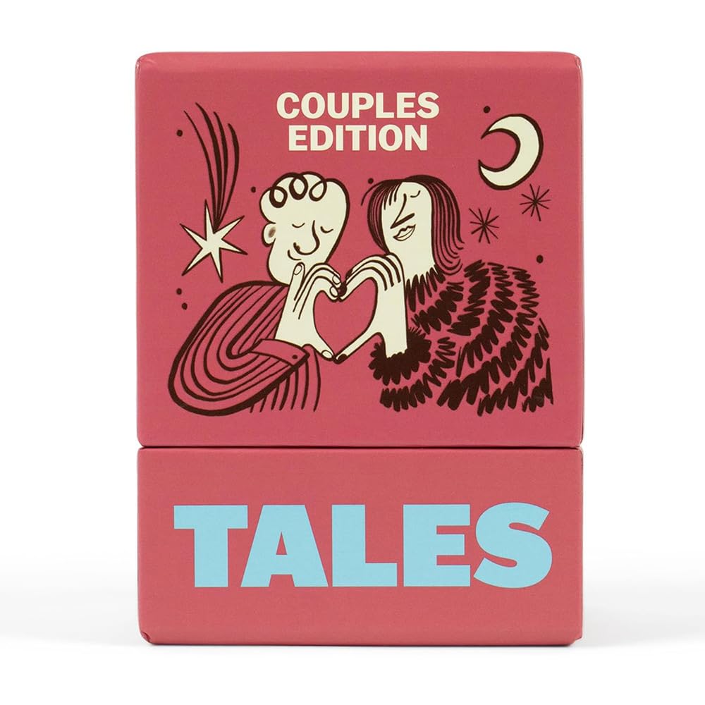 Family Tales Conversation Starter Cards for Family & Friends, Deep Talk Question Fun Game for Dinner Party, Travel Icebreaker Card Game to Build Connections, for Adults & Teens (pink)