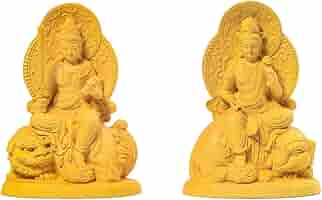 【修縁堂】守り本尊 普賢菩薩 文殊菩薩 木彫仏像 仏教工芸品 彫刻 修縁堂】守り本尊 普賢菩薩 文殊菩薩 木彫仏像 仏教工芸品 彫刻