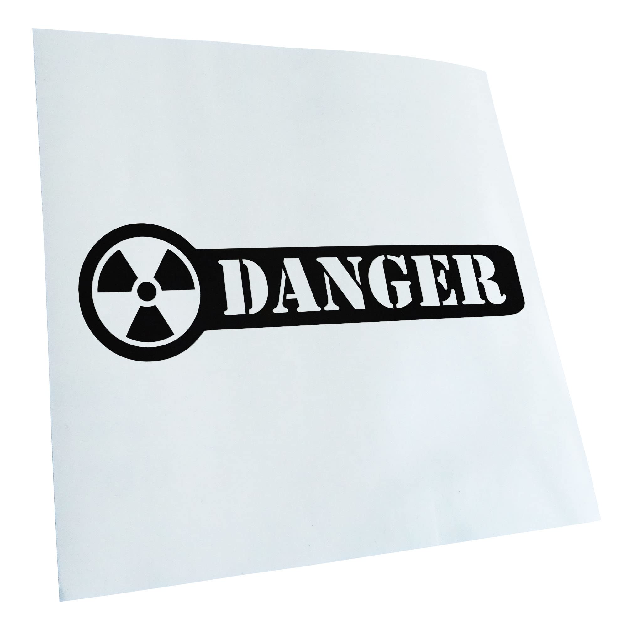 Kiwistar - Car Sticker - Danger Danger Warning - Rear Window Car Sticker Weatherproof for Car Truck Moped Truck - Sticker Exterior Self-Adhesive Tuning Accessories for Window Vehicle Window
