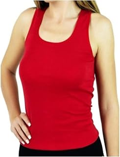 Tutku Kadın Geniş Askılı Renkli Atlet Elastan Pamuklu Fanila, Kırmızı, XL XL