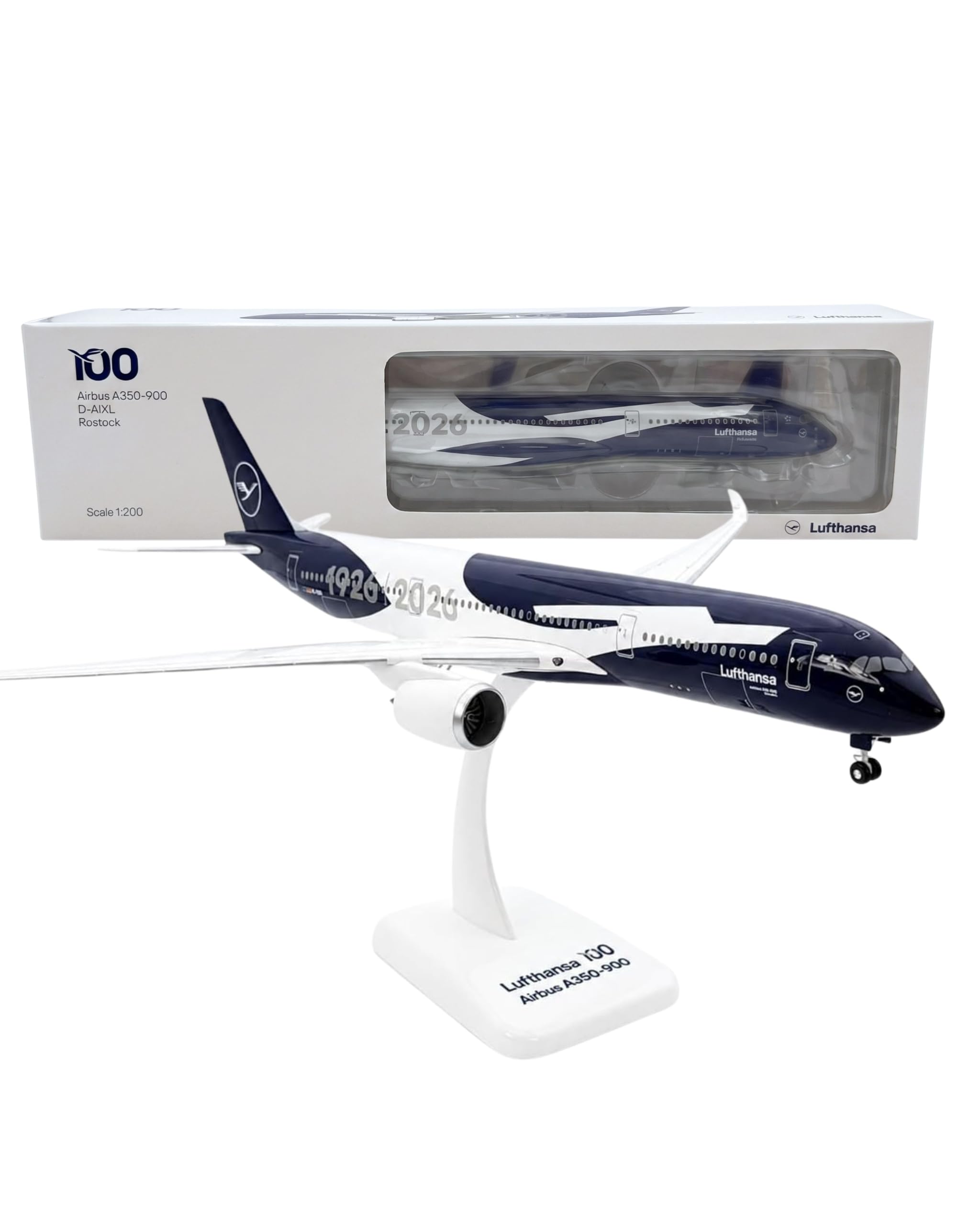 Limox Airbus A350-900 Lufthansa 100 Jahre Modellflugzeug 1:200