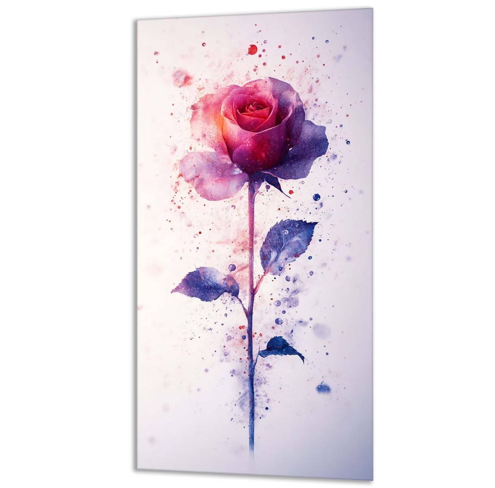 Malowanie według liczb różowa roślina, malowanie według liczb dla dorosłych, początkujący DIY Canva dla dzieci zestawy malarskie, z pędzlami Pigment Akryl, Paint by Numbers Adult, Prezenty dla kobiet
