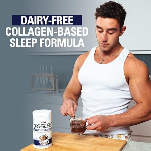 Miniatura 5 de EHP Labs OxySleep - Péptidos de colágeno en polvo de trituración nocturna, promueve el sueño profundo y la trituración, la piel, los huesos y el