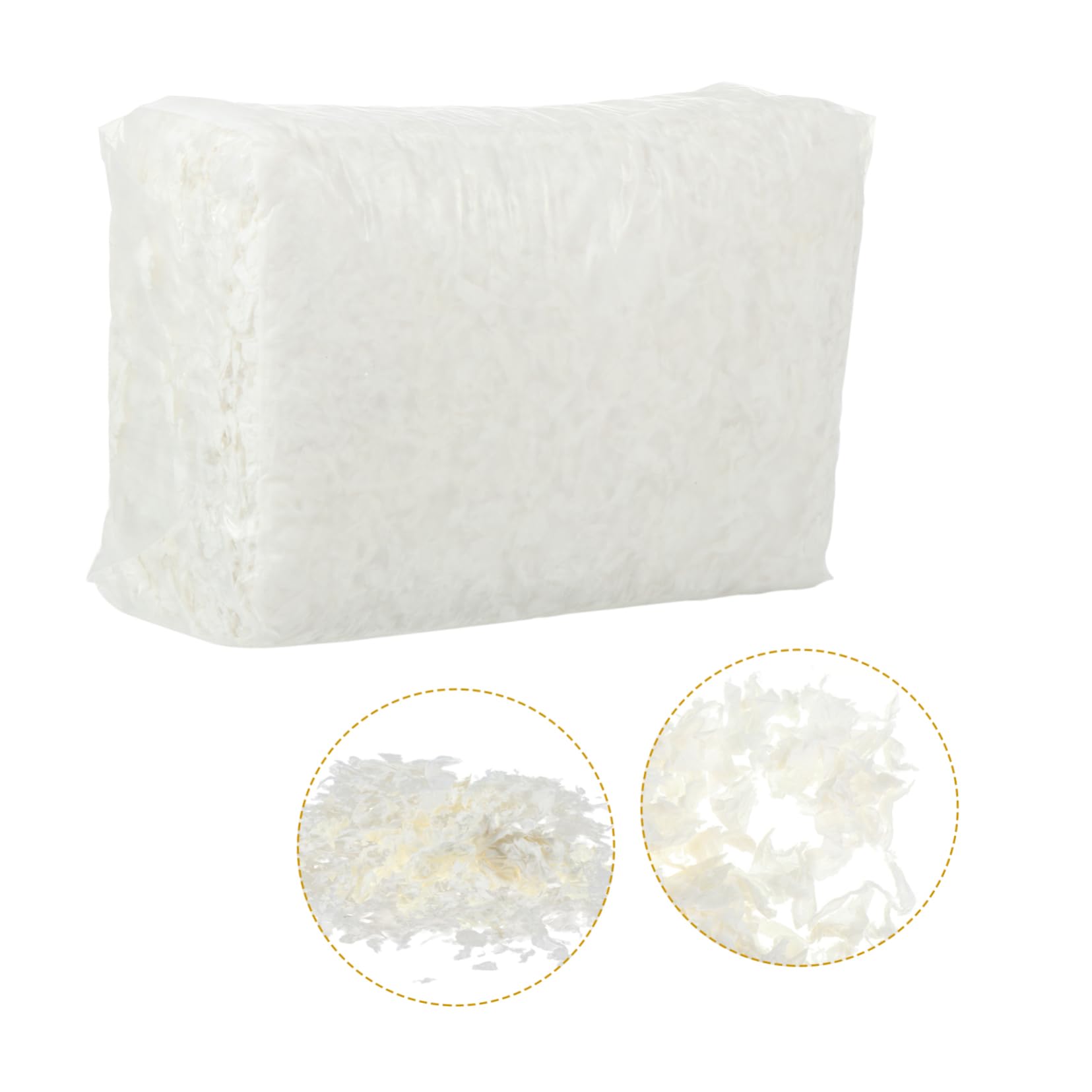 WOONEKY Litière en Papier pour Petits Animaux Absorbante 1 Pack Blanc