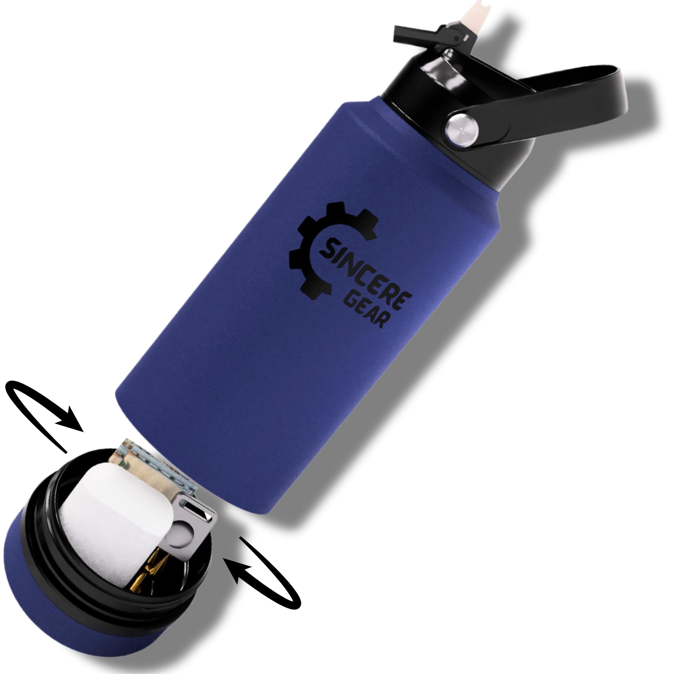 HydraNest Dog Water Bottle 32oz - Insulated Portable Pet Hydration for Beach & Camping - Travel Bowl Included - Thoughtful Gift for Pet Parents and Animal Lovers