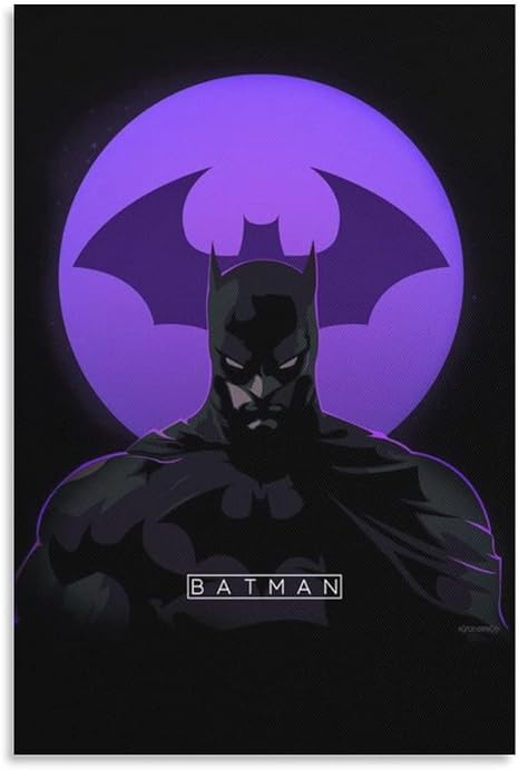 Amazon Batman バットマン グッズ 北欧4 ポスター プリント キャンバス 絵画 壁アート モダン ホーム装飾 ぶら下がる ポスター 画像 壁の絵 版画 ギフトx30inch 50x75cm ウォールステッカー オンライン通販