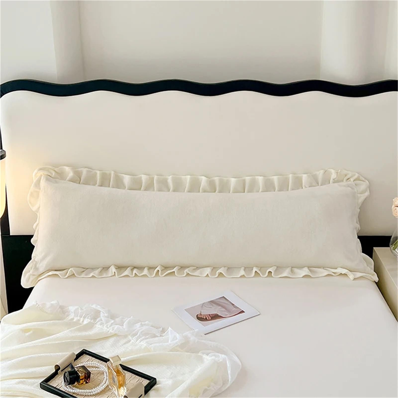 Longueur taie d'oreiller de Couchage Double Polaire Flanelle Chaleur