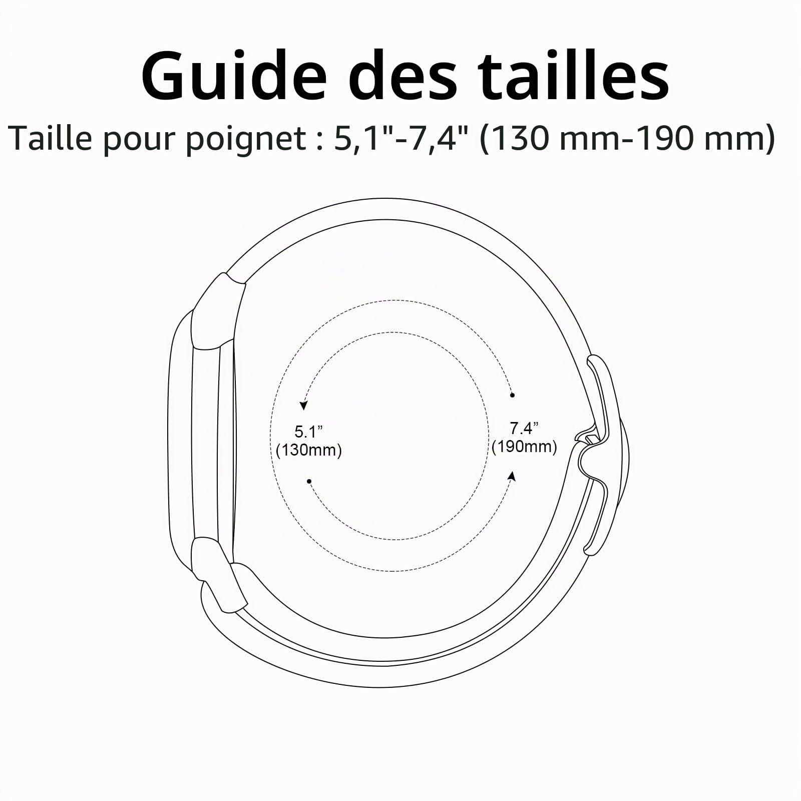 Vancle Bracelet Airtag Enfants, élastique Bracelet de Rechange, Coque Résistant aux Rayures, Facile à Porter, Couverture de Protection en Nylon Tressée pour Enfants et âgés, Arc Ciel