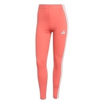 adidas Donna ESSENTIALS 3-STRIPES COTTON LEGGINGS, semi turbo, white, M
